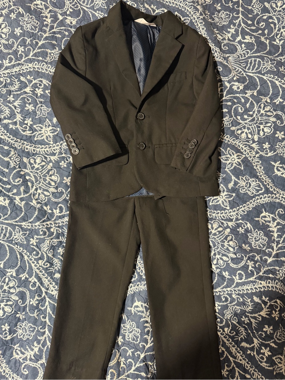 Cat & Jack toddlers boy Black Two-Piece Dress Suit Blazer and Pants size 3